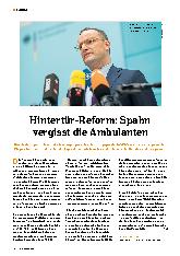 Vorschauseite 1: Hintertür-Reform: Spahn vergisst die Ambulanten