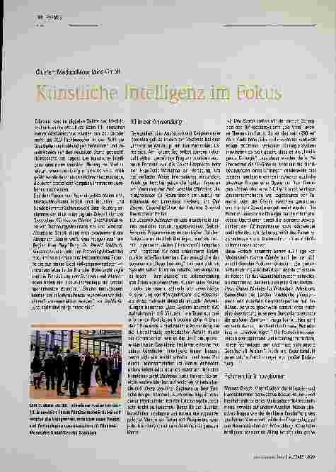 Vorschauseite 1: Künstliche Intelligenz im Fokus