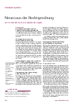 Vorschauseite 1: Corrected: Neues aus der Rechtsprechung