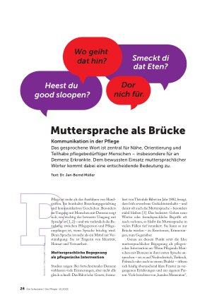 Vorschauseite 1: Muttersprache als Brücke