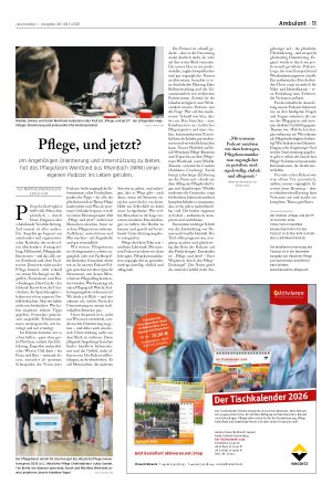 Vorschauseite 1: Pflege, und jetzt?