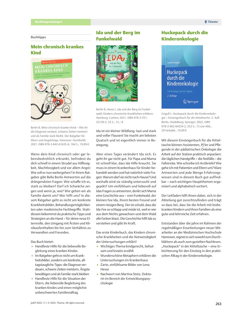 Vorschauseite 1: Buchtipps