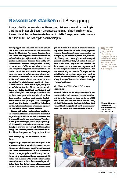 Vorschauseite 1: Ressourcen stärken mit Bewegung