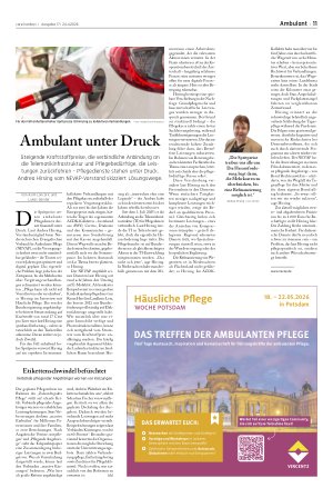 Vorschauseite 1: Ambulant unter Druck