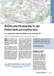 Vorschauseite 1: RHÖN setzt Maßstäbe in der Patientenkommunikation.