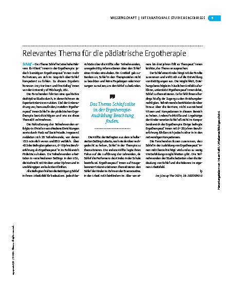 Vorschauseite 2: Wertschätzung und Autonomie sind ausschlaggebend.