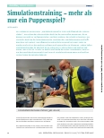 Vorschauseite 1: Simulationstraining – mehr als nur ein Puppenspiel?