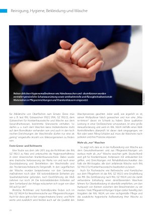 Vorschauseite 3: Kontaminationen von Textilien im Krankenhausund Pflegebereich