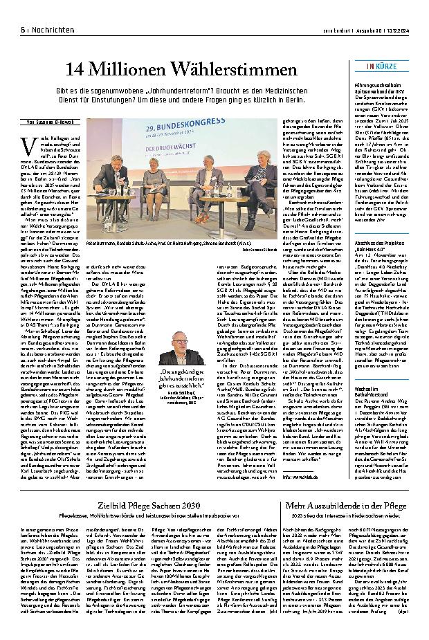 Vorschauseite 1: 14 Millionen Wählerstimmen