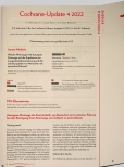 Vorschauseite 1: PT-relevante CRs der Cochrane Library Ausgabe 2/2022 (1. bis 28. Februar)