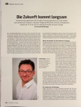 Vorschauseite 1: Die Zukunft kommt langsam.