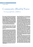 Vorschauseite 1: Community (Health) Nurse – Versorgungslücken schließen