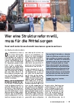 Vorschauseite 1: Wer eine Strukturreform will, muss für die Mittel sorgen. Bund und Länder können Investitionsstau nur gemeinsam lösen.