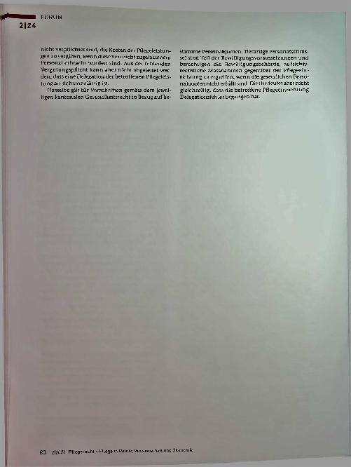 Vorschauseite 4: Delegation von Pflegeleistungen - rechtliche Aspekte