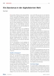 Vorschauseite 1: Ein Atavismus in der digitalisierten Welt