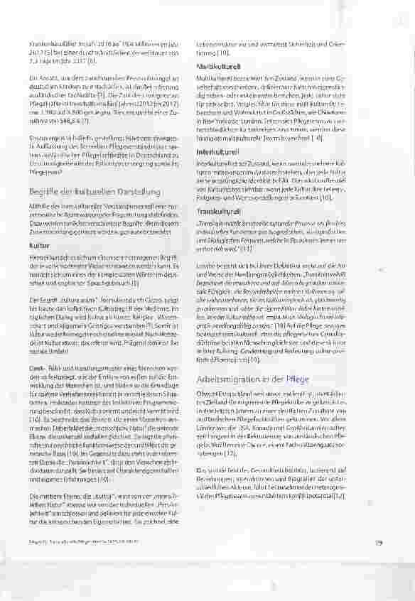 Vorschauseite 2: Transkulturelle Pflege und deren Auswirkungen auf das Pflegeteam und Patienten