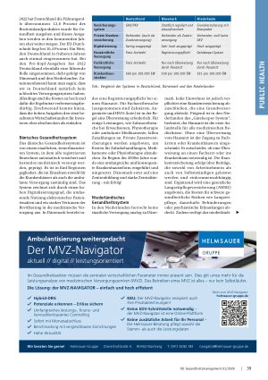 Vorschauseite 2: Nachbarschaftshilfe durchaus erwünscht Wie unser Gesundheitswesen von Dänemark und den Niederlanden lernen kann und (bald) wird lernen müssen