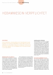 Vorschauseite 1: Hebamme sein verpflichtet