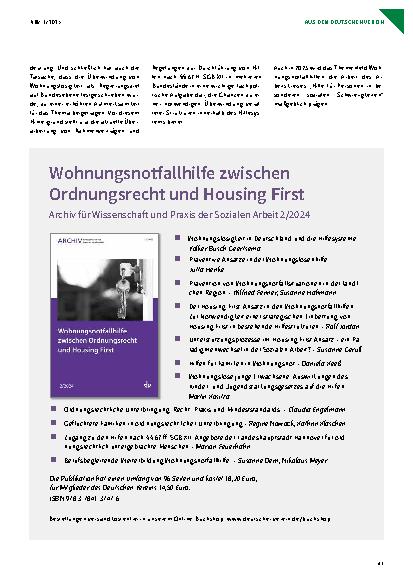 Vorschauseite 2: Arbeitskreis „Hilfe für Personen in besonderen sozialen Schwierigkeiten“
