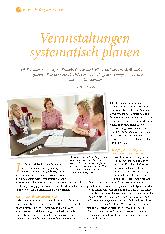 Vorschauseite 1: Veranstaltungen systematisch planen