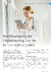 Vorschauseite 1: Beschleunigung der Digitalisierung: Was die Bundesregierung plant