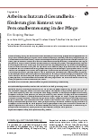 Vorschauseite 1: Arbeitsschutz und Gesundheitsförderung im Kontext von Personalbemessung in der Pflege