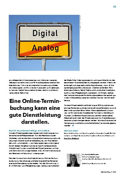 Vorschauseite 2: Digitale Zukunft im Blick