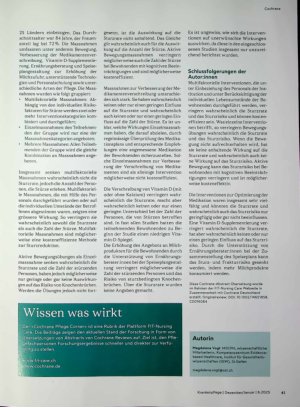 Vorschauseite 2: Interventionen zur Vorbeugung von Stürzen in Pflegeheimen