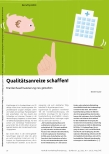 Vorschauseite 1: Qualitätsanreize schaffen! Krankenhausfinanzierung neu gestalten.