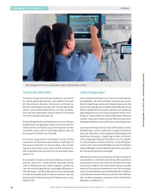 Vorschauseite 4: Lärm(-belästigung) auf der Intensivstation – Wahrnehmungen von Patienten