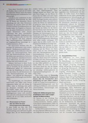 Vorschauseite 4: Stillberatung bei Frauen mit Spenderorgan: theoretischer Hintergrund und Fallbericht