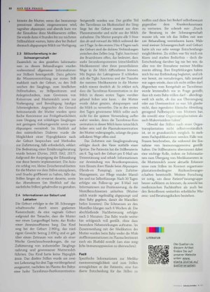 Vorschauseite 6: Stillberatung bei Frauen mit Spenderorgan: theoretischer Hintergrund und Fallbericht