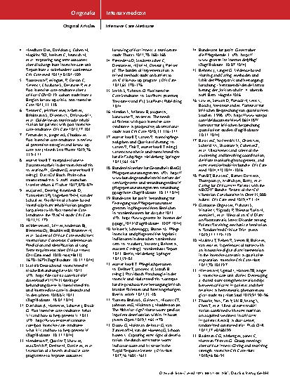 Vorschauseite 6: Post-Intensive-Care-Syndrom als pflegesensitiver Faktor intensivpflegerischer Versorgung