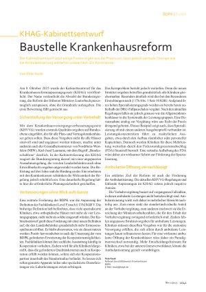 Vorschauseite 2: Nachrichten, Positionen, Berichte