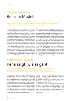Vorschauseite 3: Nachrichten, Positionen, Berichte
