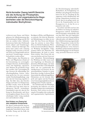 Vorschauseite 2: Nicht-formeller Zwang im institutionellen Setting