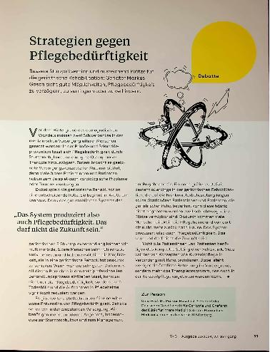 Vorschauseite 1: Strategien gegen Pflegebedürftigkeit