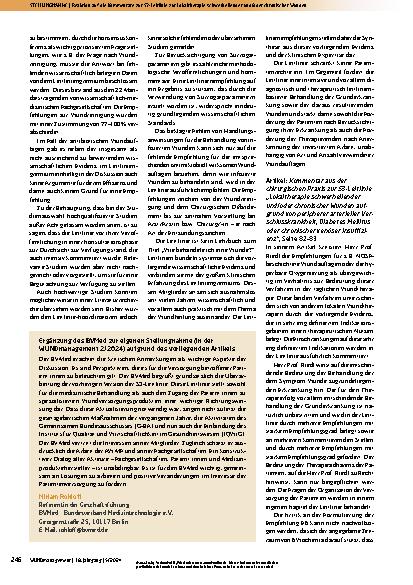 Vorschauseite 2: Reaktion auf die Kommentare zur S3-Leitlinie „Lokaltherapie schwerheilender und/oder chronischer Wunden aufgrund von peripherer arterieller Verschlusskrankheit, Diabetes mellitus…