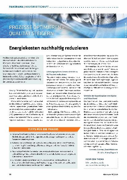 Vorschauseite 1: Energiekosten nachhaltig reduzieren