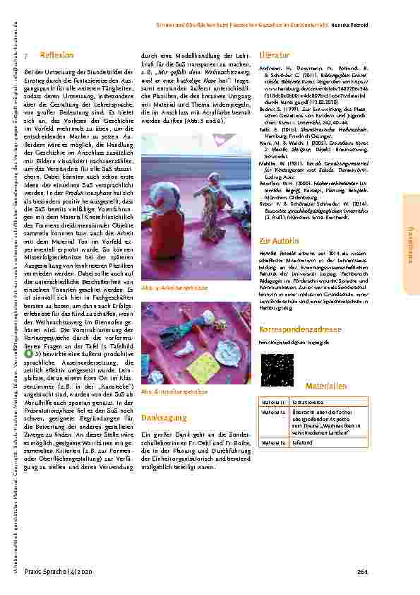 Vorschauseite 5: „Wie sieht dein Weihnachtszwerg aus?“ Formen und Oberflächen beim Plastischen Gestalten im Kunstunterricht
