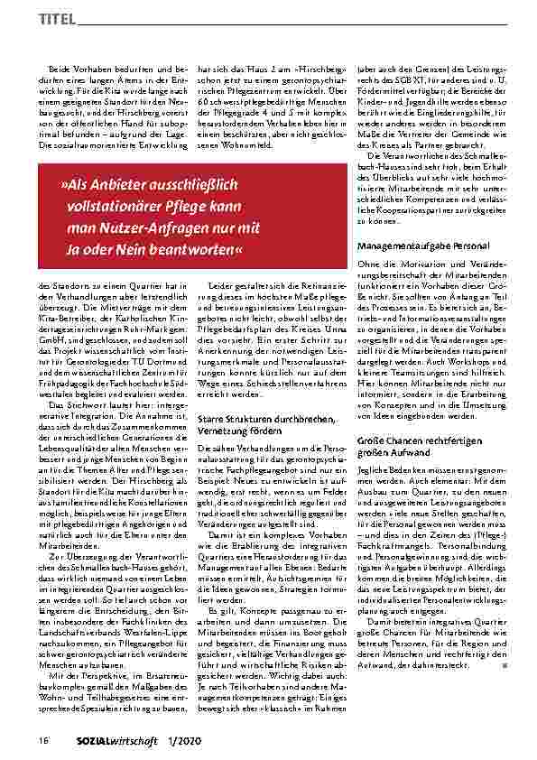 Vorschauseite 3: Integration ist attraktiv.