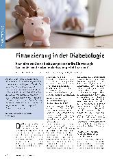 Vorschauseite 1: Finanzierung in der Diabetologie: Kann eine qualitativ hochwertige stationäre Diabetologie flächendeckend kostenneutral sichergestellt werden?