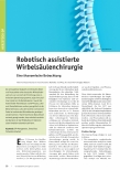 Vorschauseite 1: Roboterassistierte Wirbelsäulenchirurgie: Eine ökonomische Betrachtung
