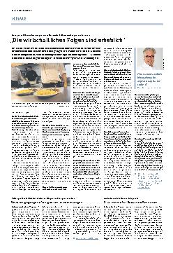 Vorschauseite 1: Die wirtschaftlichen Folgen sind erheblich.