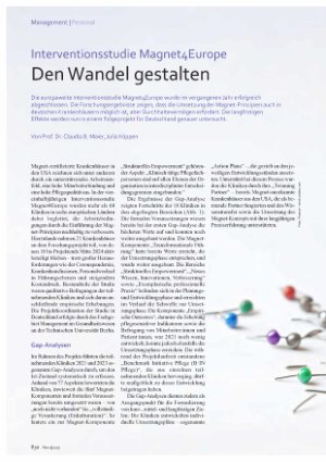 Vorschauseite 1: Interventionsstudie Magnet4Europe Den Wandel gestalten