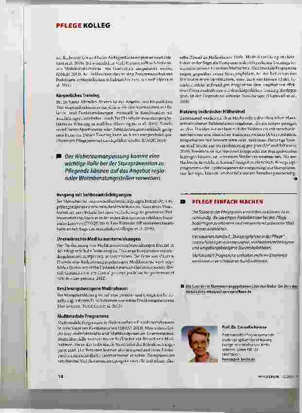 Vorschauseite 3: Sturzprävention zuhause