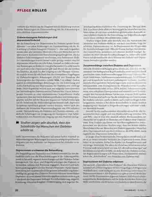 Vorschauseite 2: Diabetes und Depression
