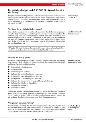 Vorschauseite 2: Beraterbrief Pflege Heft 16-2025