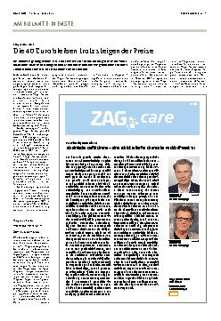 Vorschauseite 1: Die 40 Euro bleiben trotz steigender Preise.