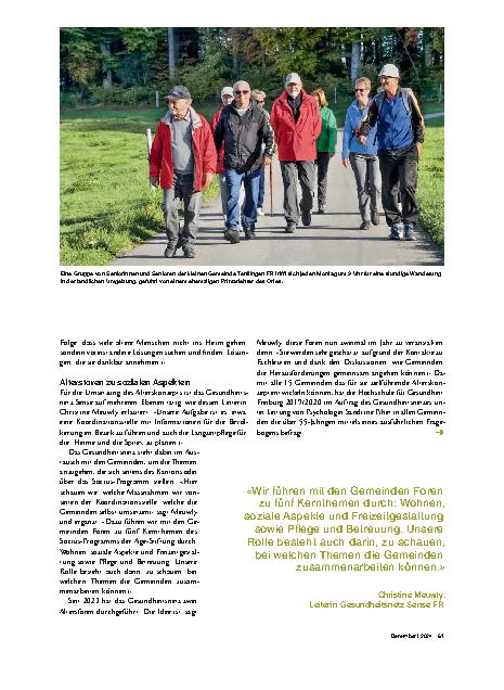 Vorschauseite 2: Gemeinden gehen Herausforderungen gemeinsam an.